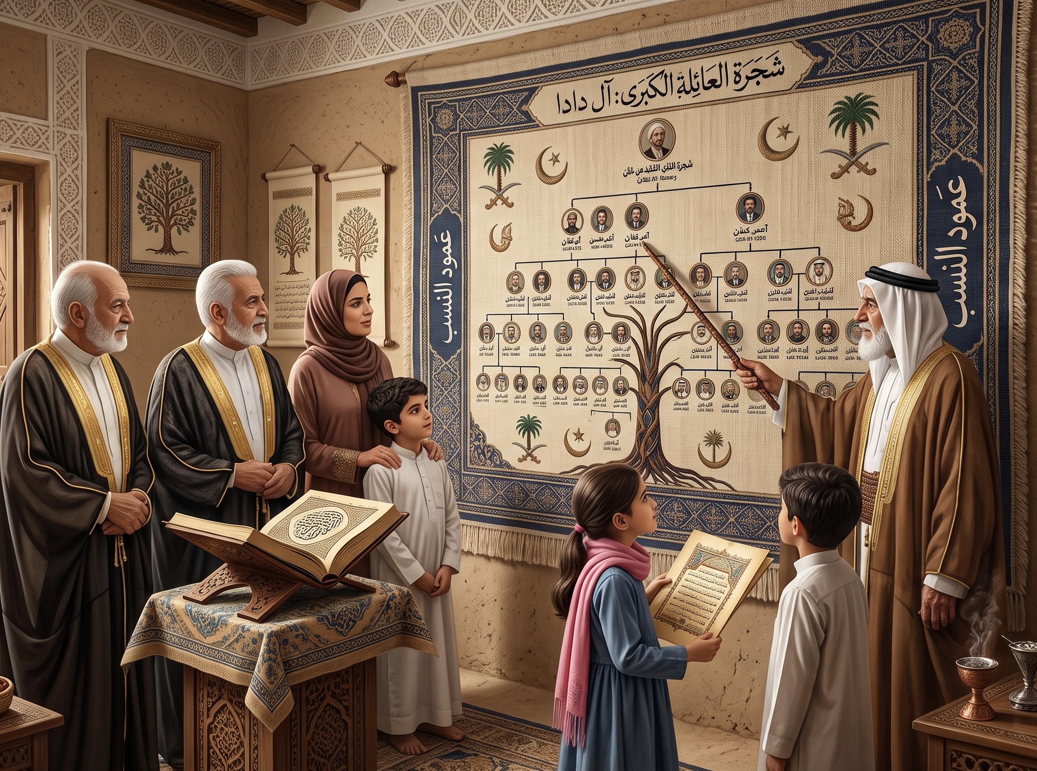 بناء شجرة العائلة